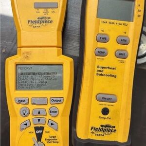 Yellow Superheat and Subcooling Meter